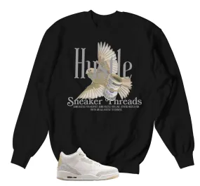 Retro 3 Craft Ivory Fly Hustle Sweater