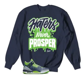 Retro 3 Hugo Haters Never Prosper Sweater