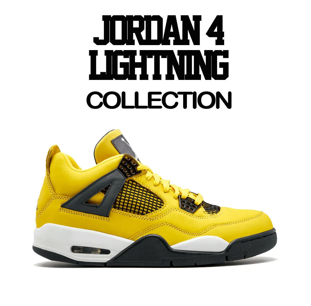 Retro 4 Lightning Sweater - Fresh Sneakers - Black