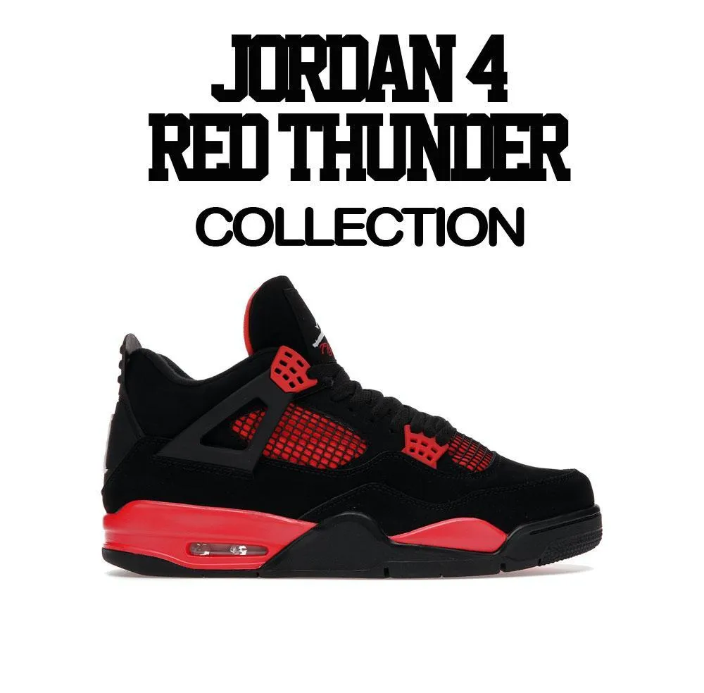 Retro 4 Red Thunder No Gain Sweater