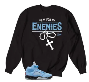 Retro 5 University Blue Enemies Sweater