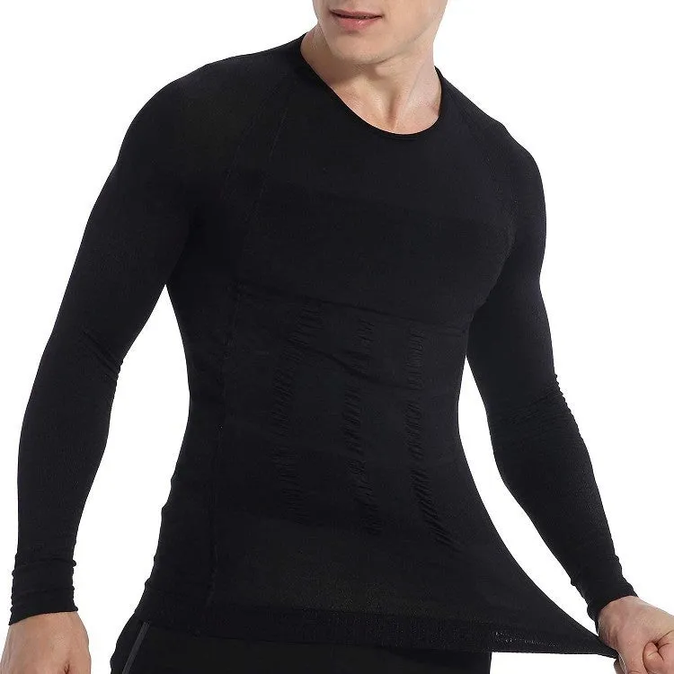 Slimming Body Shaper Long Sleeve Shirt