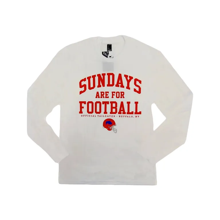 Sundays Are For Football White LST