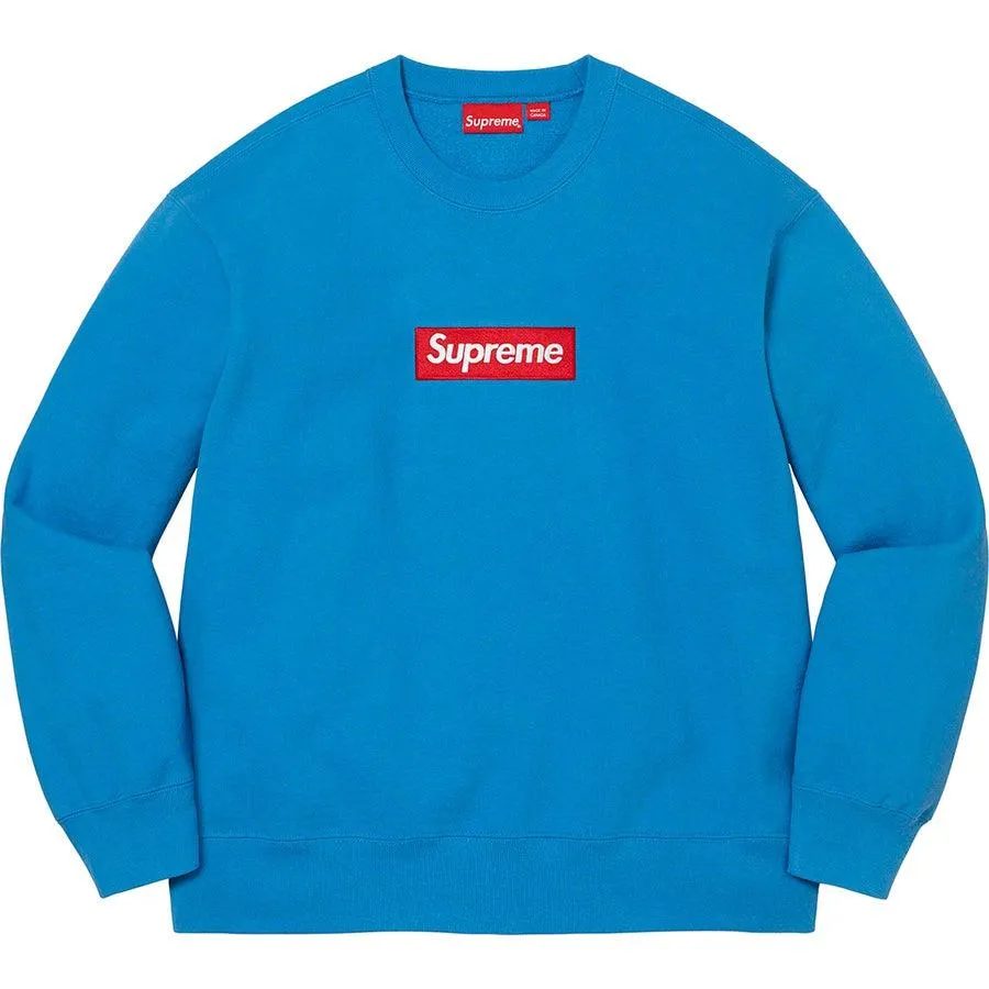 Supreme Box Logo Crewneck (Blue)