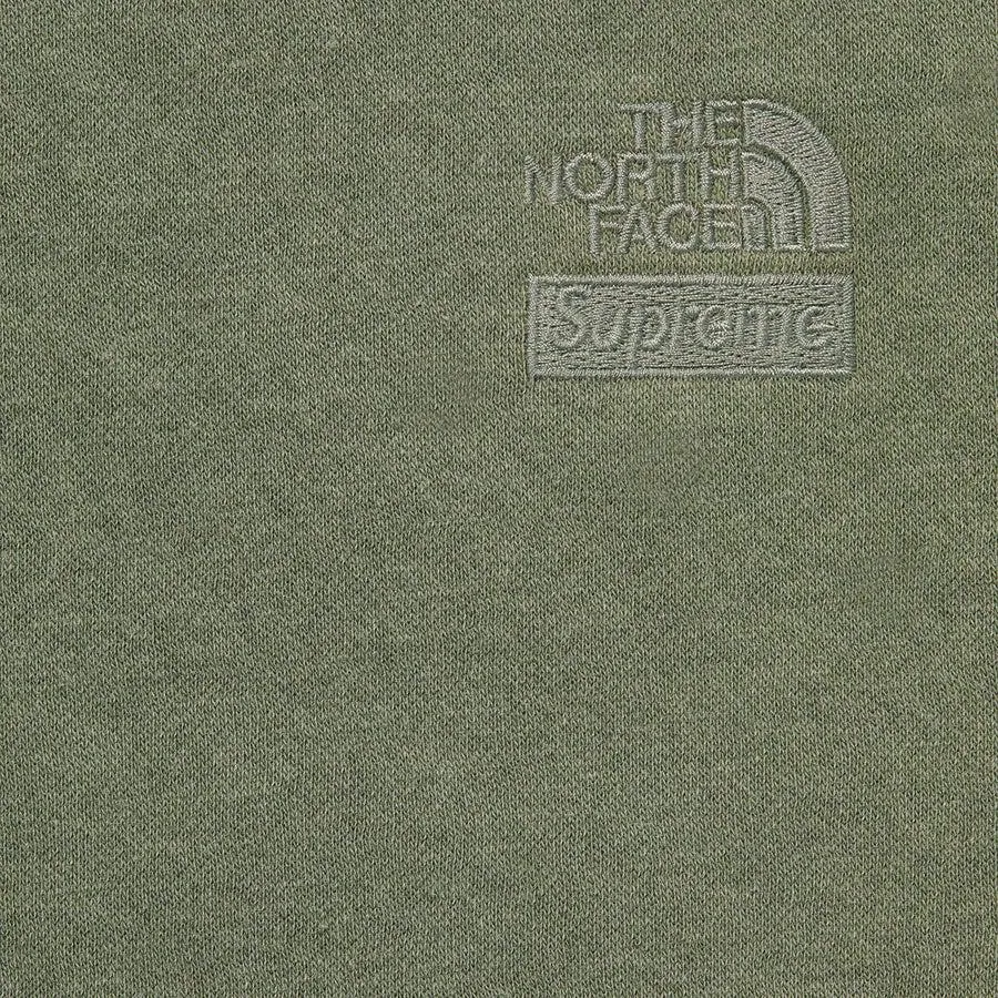 Supreme/The North Face Pigment Printed Crewneck (Olive)