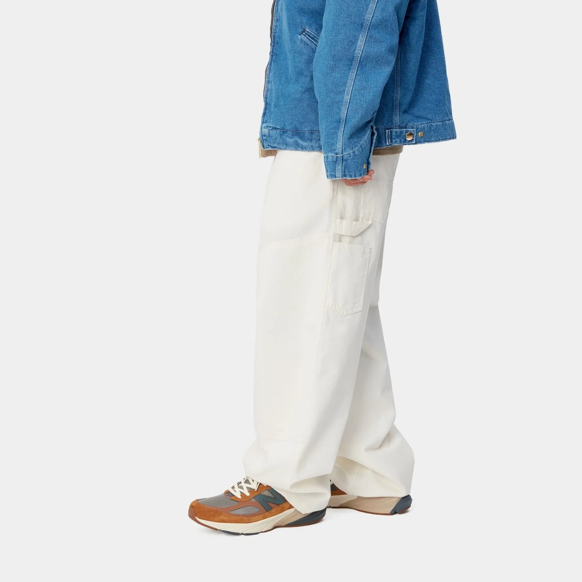 Wide Panel Double Front Pant | Wax