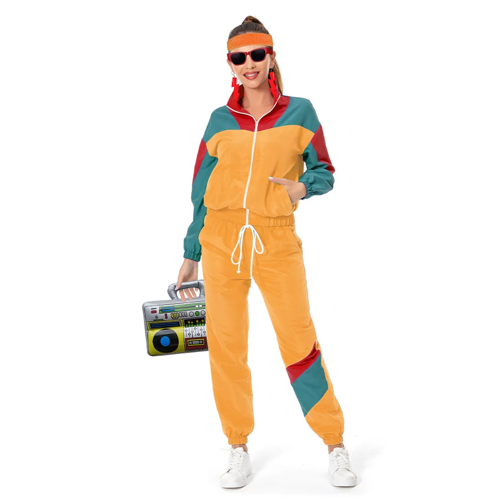 women tracksuit Cosplay Costume Outfits Halloween Carnival Suit 80s