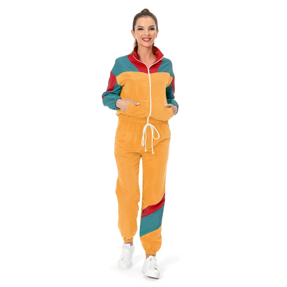 women tracksuit Cosplay Costume Outfits Halloween Carnival Suit 80s