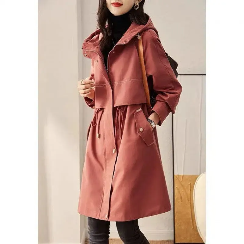 Women's Spring And Autumn Windbreaker Korean Fashion jacket